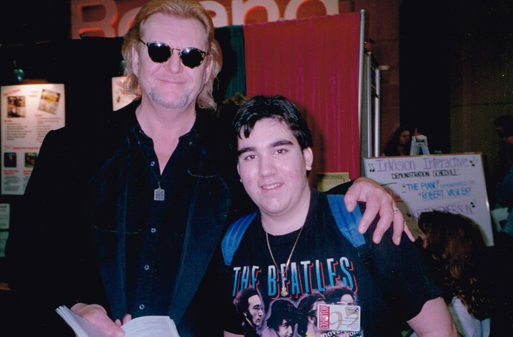 Meeting my hero, Chris Squire, at the NAMM show in 1995