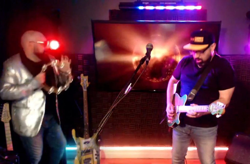 A typical moment from my livestream where I play with myself in front of a webcam.